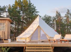 Supersviten, glamping en Sn&auml;ck&ouml;