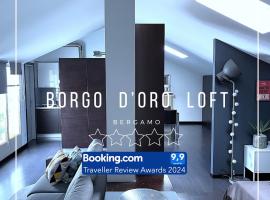 Borgo d'Oro Loft, hotel Gewiss Stadium környékén Bergamóban