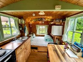 Old Shep's Shepherds Hut, camping en Emborrow