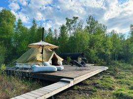 Silma Retreat Glamping, luxusní stan v destinaci Haapsalu