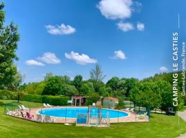 Camping Familial paisible avec piscine, mobil home , chalet, Studio & emplacement nue, kemp v destinaci Casties-Labrande