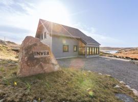 Inver Lodge, Finsbay, Isle of Harris, hotel with parking in Manish