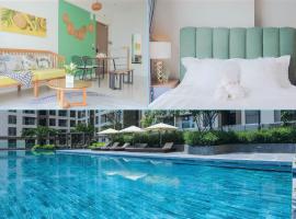 Blissful Apartment - Masteri Millennium - FREE Infinity Pool, apartmán v Ho Či Minově městě