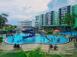 Cozy Suite Pool View@Ipoh Waterpark FREE (WI-FI)&Netflix Station 18 pengkalan Manhattan, apartma v mestu Ipoh