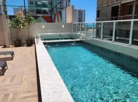 No mar em 2 minutos Apartamento Completo Novo
