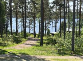 Large villa with SPA and lake view outside Hultsfred, hotel in Vena