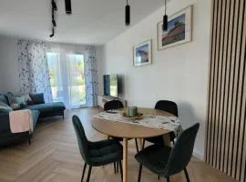 Residenz Kąpielowa - widok na Śnieżkę