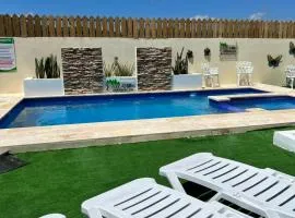 2 Hermoso y acogedor apart Para descansar con piscina