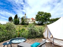 Stecadó Glamping, luxury tent in Dolceacqua