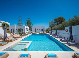 Cretan Seaside Boutique Hotel、ヘルソニソス、Limenas Hersonissouのホテル