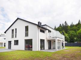 6 Personen Neubau mit Garten "Waschbärhöhle" Bettwäsche Handtücher inklusive, hotell i Langelsheim