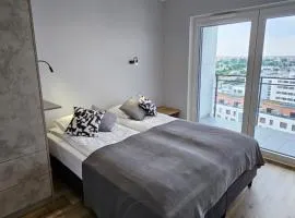 Apartament Bułgarska 59 - sypialnia i salon - 40m2 - self check in 24h