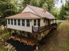 Waterfront Sebec Lake Home with Yard and Fire Pit, hotel sa Dover-Foxcroft