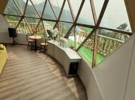 Superb Romantic DOME Villeta Hot Tub Only 4x4 or motorbike