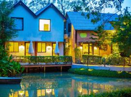 Pumpkin Art Town พัมคิน อาร์ต ทาวน์，巴吞他尼的有停車位的飯店