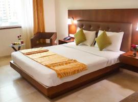 Srinivas Saffron Hotel, hotell nära Mangalore internationella flygplats - IXE, Mangalore