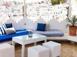 Maison Médina, terrasse panoramique, vue mer