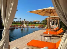 Pavillon du Golf -Palmeraie suites，馬拉喀什馬拉喀什帕門瑞棕櫚高爾夫球場（PalmGolf Marrakech Palmeraie）附近的飯店