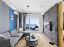 #Oddity seafront apartments、テッサロニキのビーチ周辺のバケーションレンタル