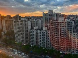 Chaoyang Joy City Hardcover Apartment، مكان عطلات للإيجار في بكين