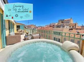 Luxury "Les Toits du Soleil" - Magnifique appartement avec terrasses et jacuzzi - Centre de cannes - By SCLS Locations