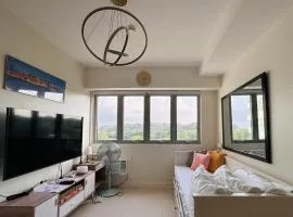 Modern Studio w 55 inches 4K Smart TV, Pool, and More