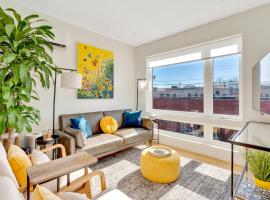 Your St Elmo Getaway for Rock City & Ruby Falls, 2BD townhome, 6 min to downtown, acomoda&ccedil;&atilde;o com cozinha em Chattanooga