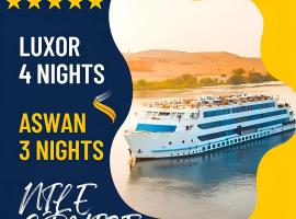 NILE CRUISE NESP every monday from LUXOR 4 nights & every friday from ASWAN 3 nights, hotel en East bank, Luxor