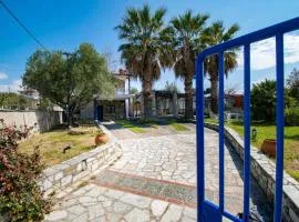 Cycladic stone house by the sea