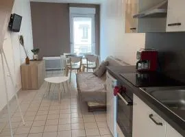 Eléonore, F2 en duplex avec cour commune et proche de la mer, 3