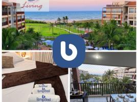Beach Living, Frente mar, 400m do B Park com Restaurante e Toboagua, хотел в Акуираз