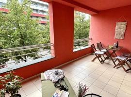 Terrace Bliss Apartment with free garage