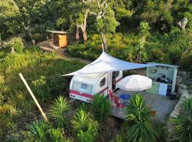 Três figos Caravan, tented camp en São Luís