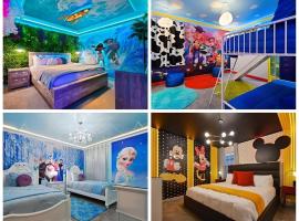 5 Star Exceptional Luxury Villa at Storey Lake mins to Disney, hotel i Kissimmee