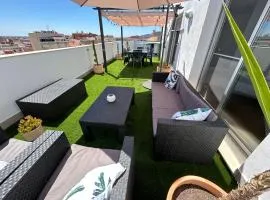 Lo balconet del Delta. Àtic-dúplex vacacional.