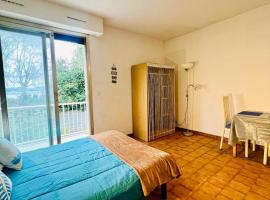 Villeneuve loubet plage, studio vue mer