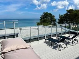 Penthouse Apartment mit Meerblick und Dachterrasse in Gaski bei Mielno