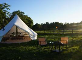 The Bells Glamping, luxury tent in Morpeth