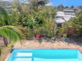 Maison d'une chambre avec piscine partagee jardin amenage et wifi a Ravine des Cabris a 7 km de la plage, hotel in Ravine des Cabris