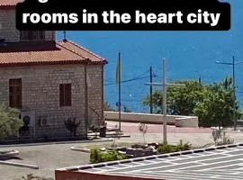 Marias rooms chantzara spyropoulos family apart 50 sqm 2studios sea view far 50 m harbour , heart city, flats to let