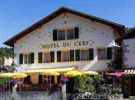 Hotel du Cerf، فندق في Soubey