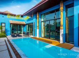 Three Bedroom Wings Pool Villa, viešbutis mieste Bang Tao Byčas