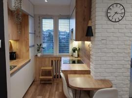 Apartament na Sadowej, camera con cucina a Sanok