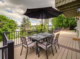 Hot Tub & Lake Views! Tree-Lined Hayden Home