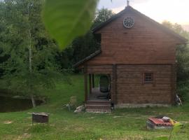 Liepų pirtis, cabaña o casa de campo en Miežoniai