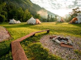 Glamping Gozdna Jasa, luxury tent in Bovec