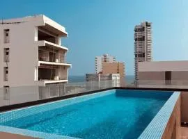 Dept Nuevo 4pers- Alberca- 3 cdr Playa