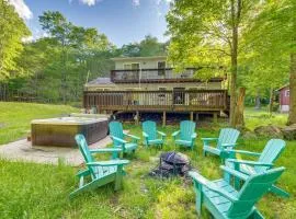 Pet-Friendly Pocono Lake Oasis with Game Room!