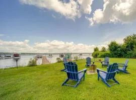 Lakefront Mayville Cottage with Dock and Grill!
