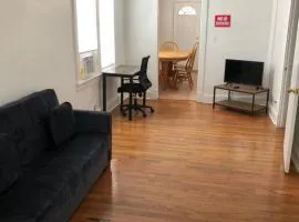 Private 2 bedroom and 1 bathroom house in a quiet area and convenient to NYC bus and train